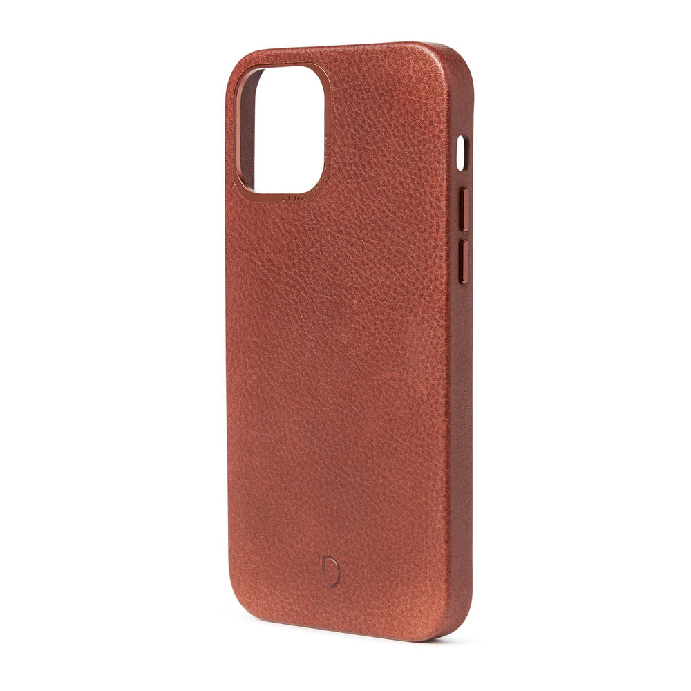 Чехол Decoded Leather Backcover - MagSafe для iPhone 12/12 Pro, кожа, коричневый